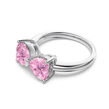 Sienna Pink ♡ Anello Argento925