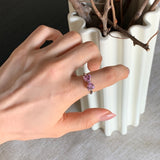 Sienna Pink ♡ Anello Argento925