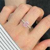 Mini Zahra Pink ♡ Anello Argento 925
