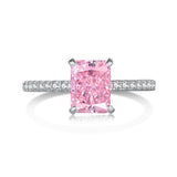 Mini Zahra Pink ♡ Anello Argento 925